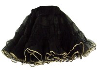 Organza petticoat met een lurex band